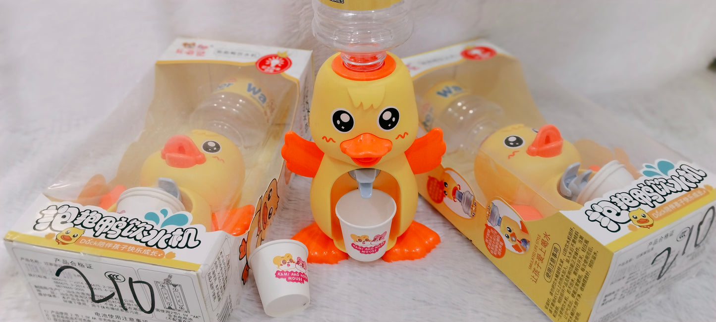 Duck Mini Water Dispenser for kids play activity