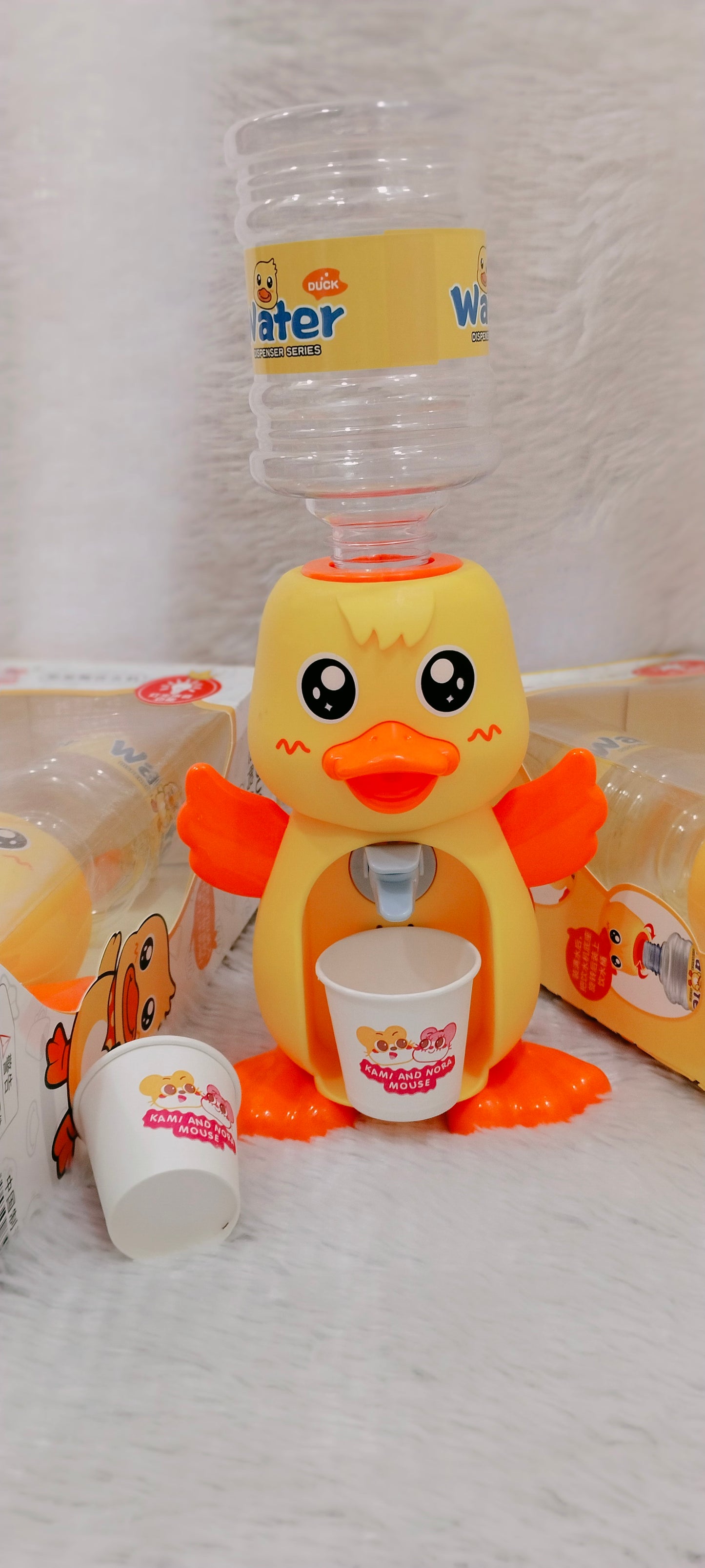 Duck Mini Water Dispenser for kids play activity