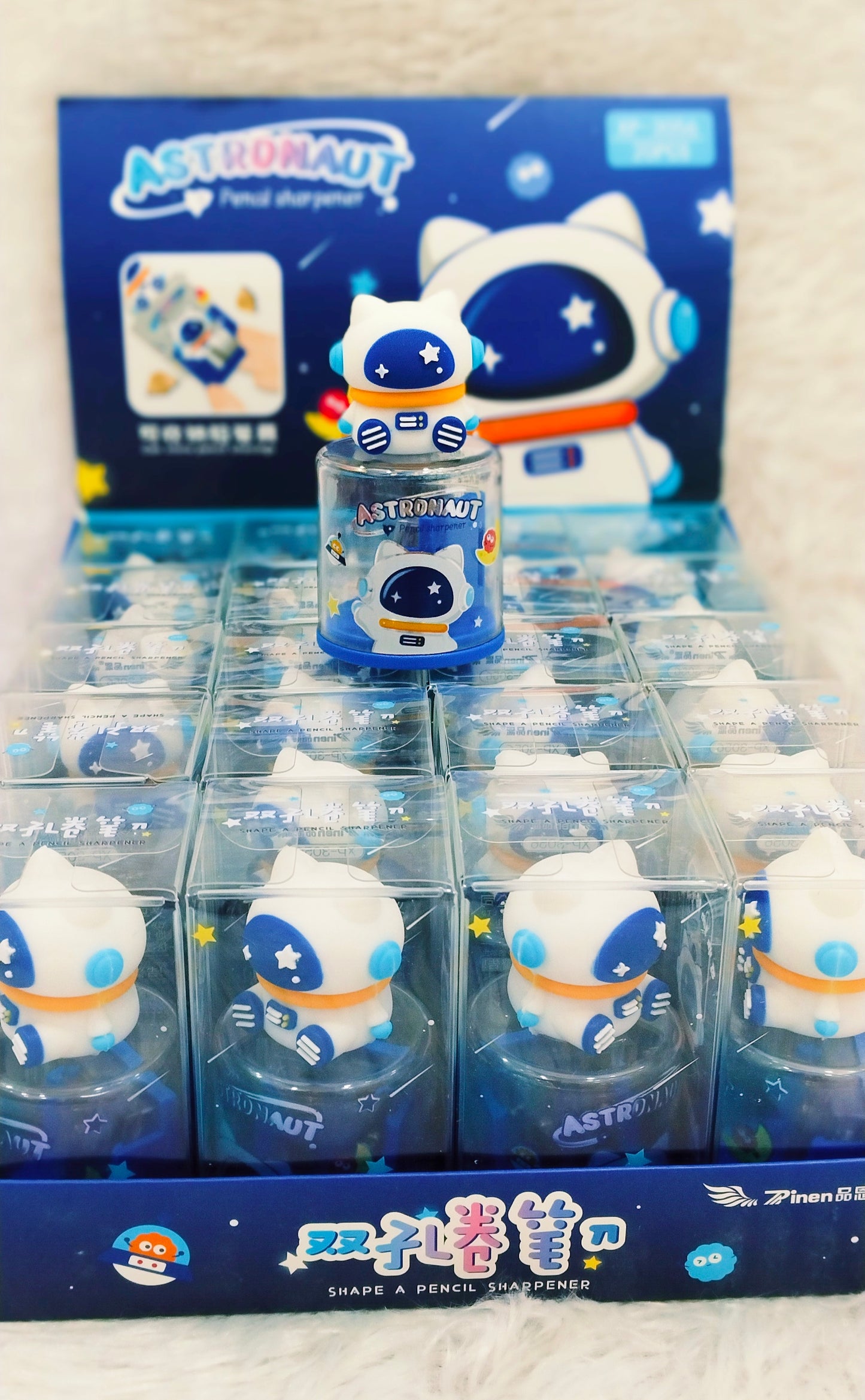 Cute 3d Design Dual Hole Pencil Sharpener (1pc)