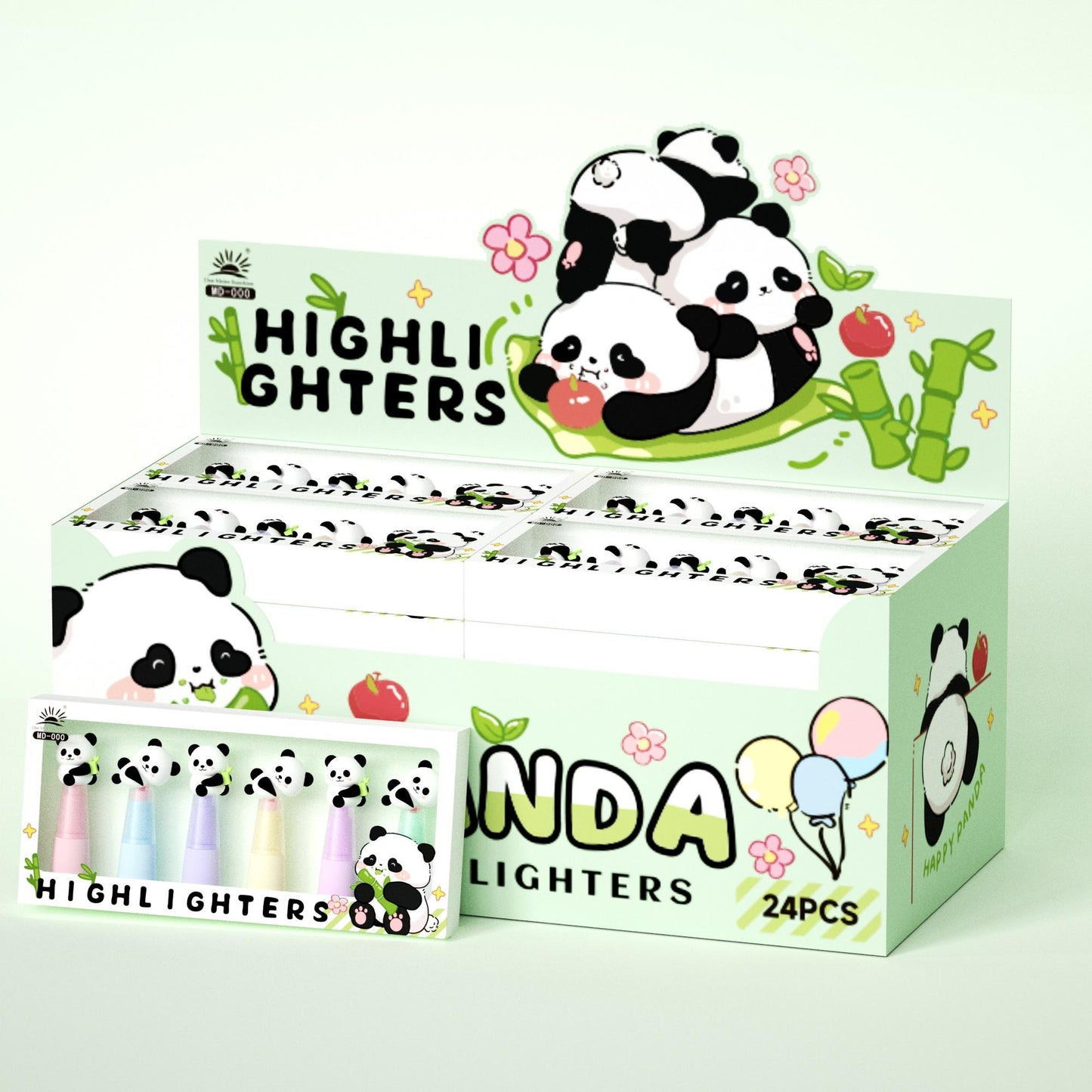 Panda Highliter ( 6 Pcs )
