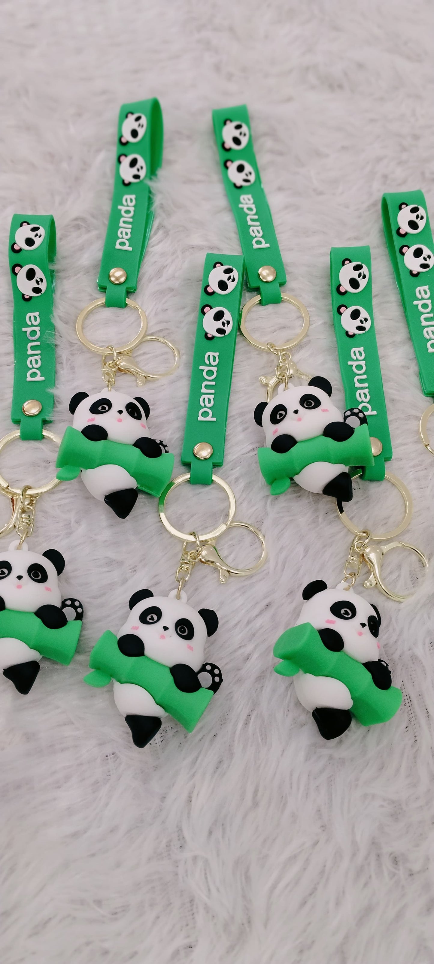 Panda Keychain with Belt