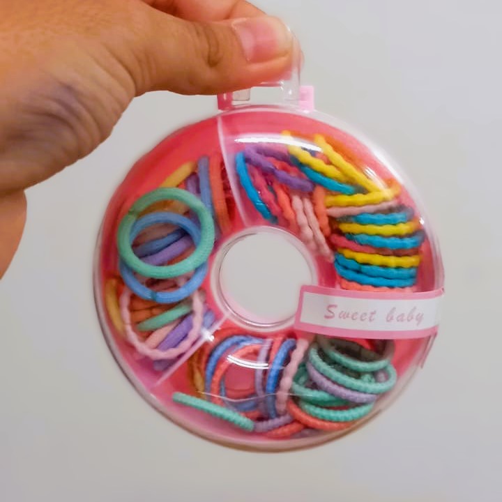 Donut Hair Tie box for Girls