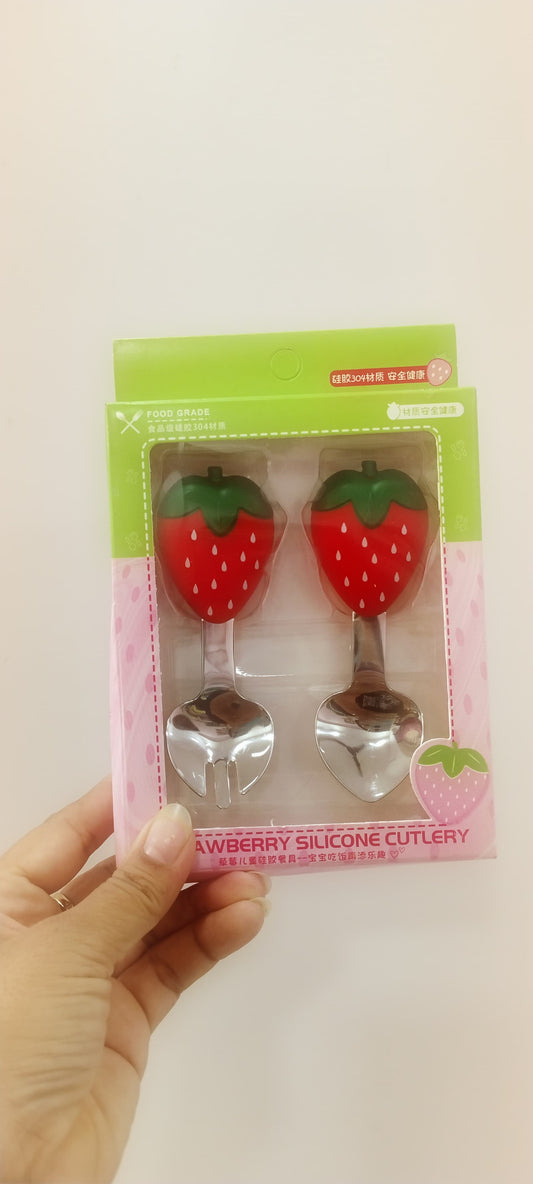Silicon 2 Pcs Spoon Set