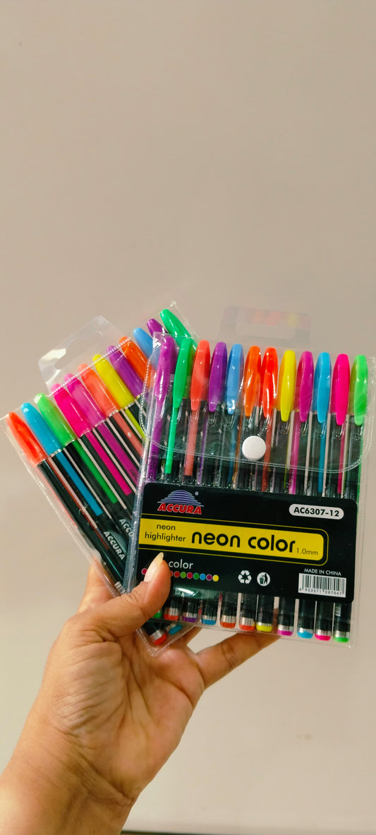 Neon Gel Pen
