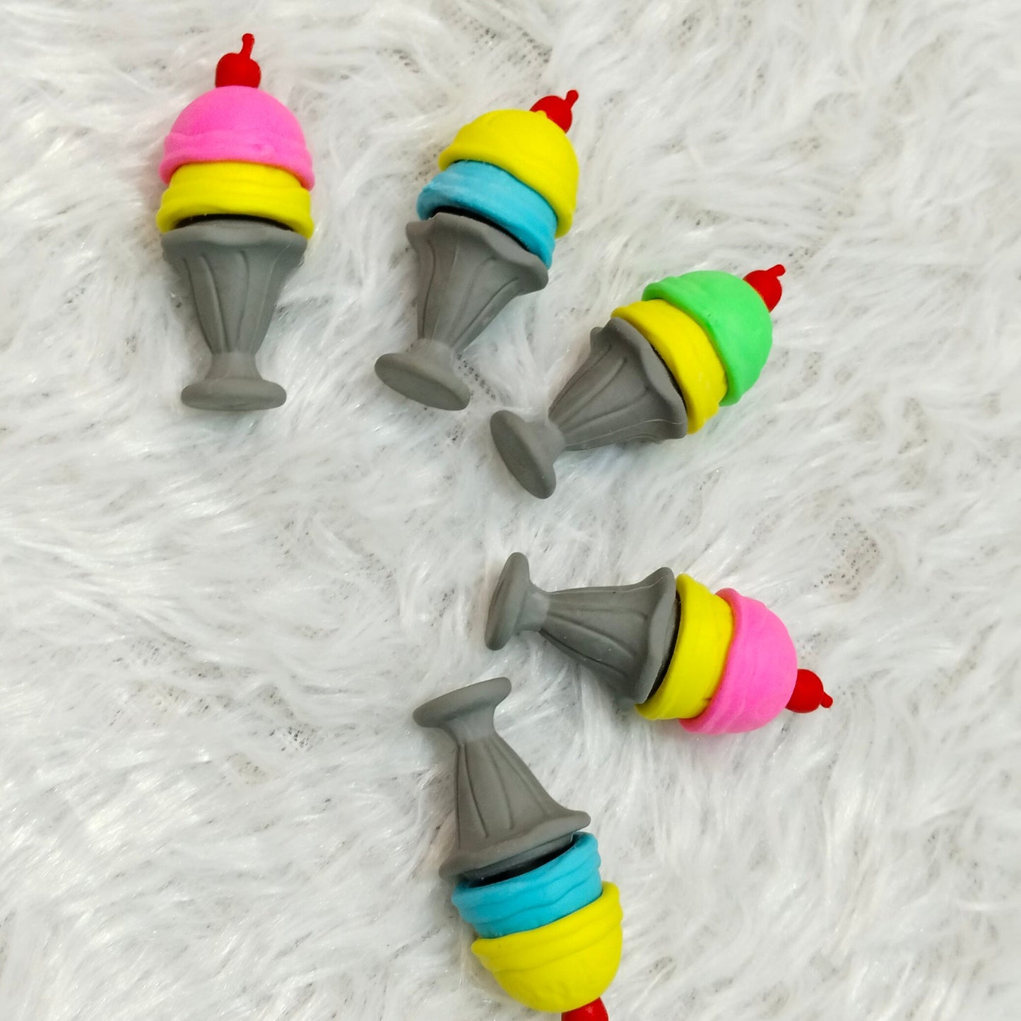 Cute Animal Softy Cone Erasers – Birthday Return Gift Idea for Kids Birthday Party