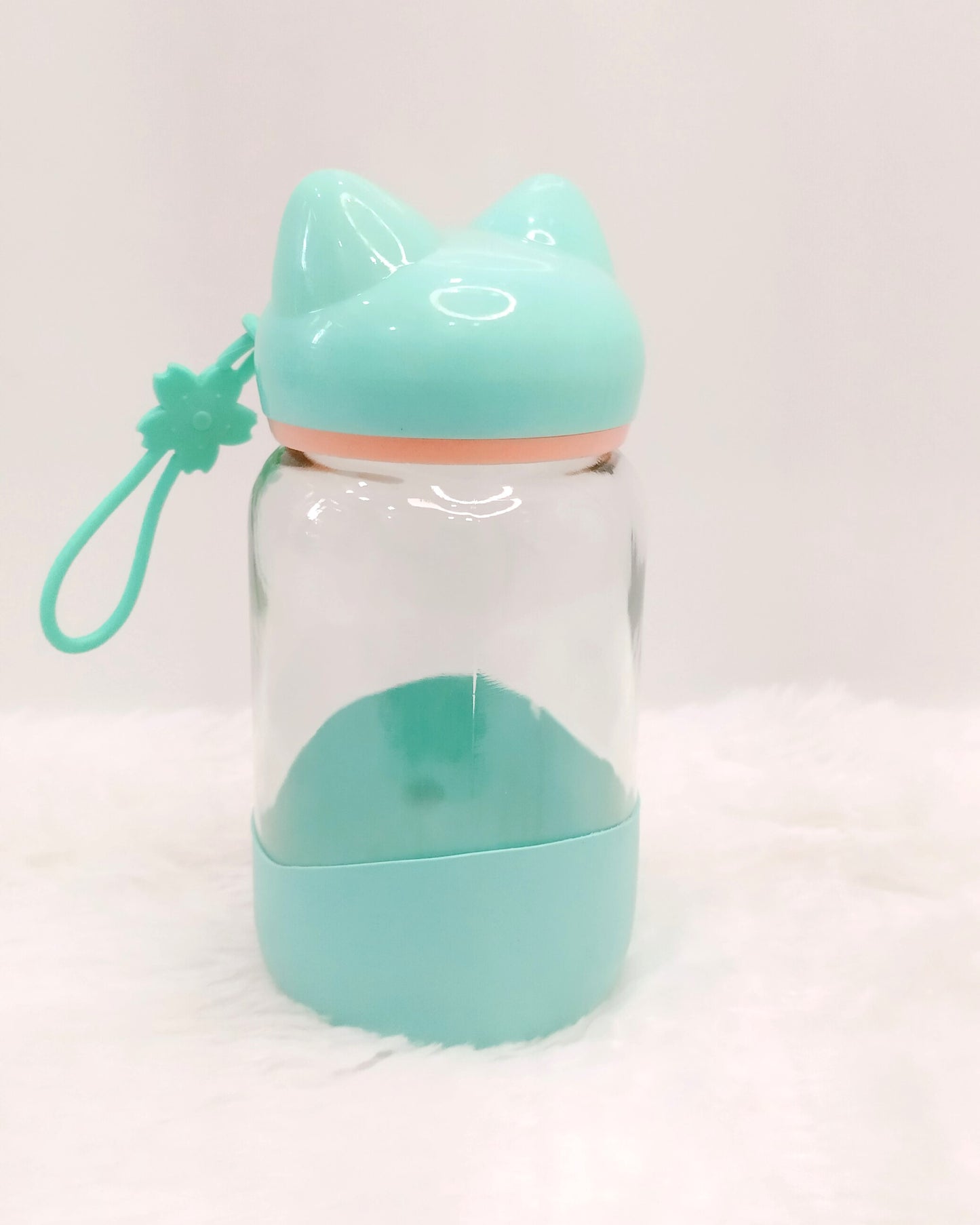 Rabbit Glass Kids Water Bottle