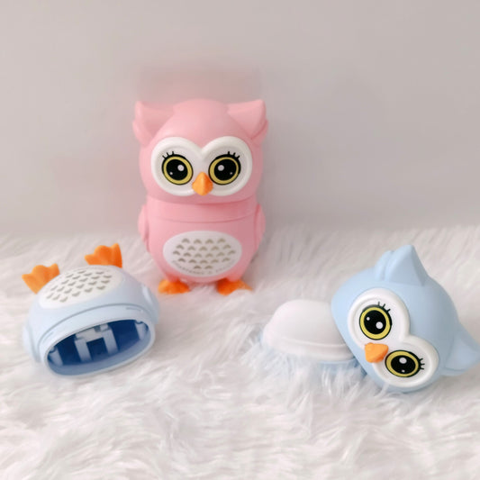 **Discover Whimsical Efficiency: Owl Shape Eraser and Sharpener Set**