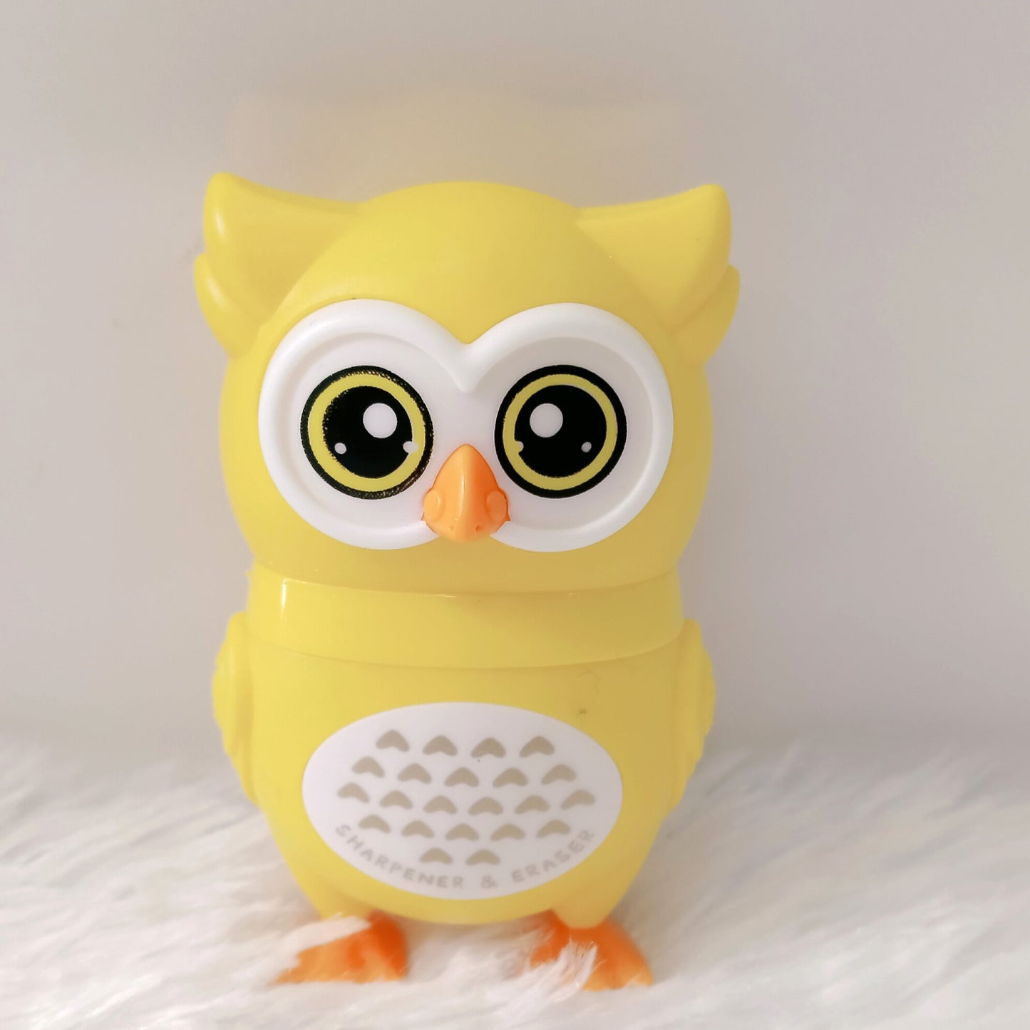 **Discover Whimsical Efficiency: Owl Shape Eraser and Sharpener Set**