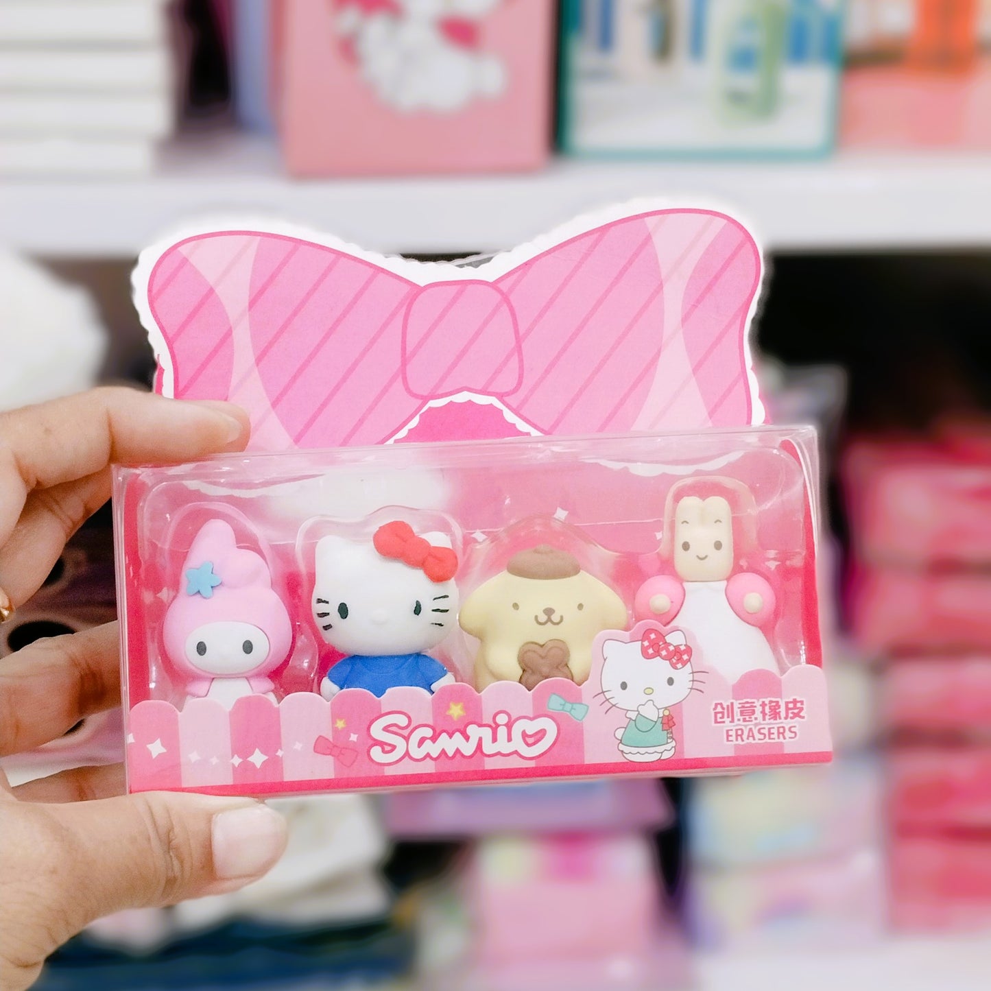 Sanrio Eraser Set ( Pack of 4 )