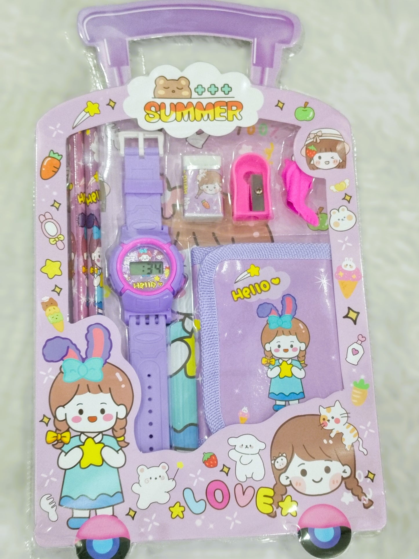 Trolly Shape Stationary Gift set