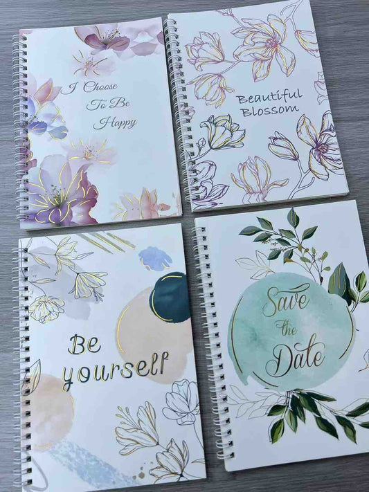 Aesthetic Spiral Diary A5