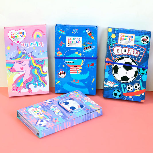 Coloring and Scratch Book