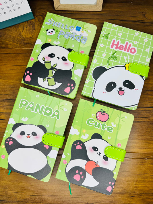 Cute Panda Magnetic Diary