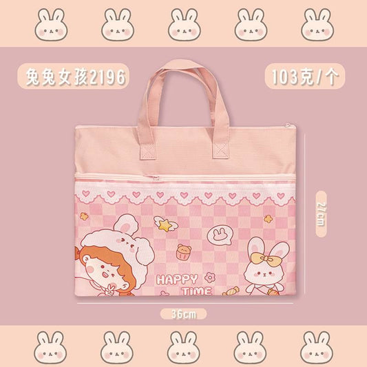 Cartton Print Tution Bag